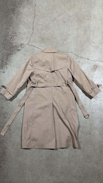 Vintage 80’s London Fog Maincoats Double Breasted Trench Coat with Belt Size 8 P - Picture 2 of 7